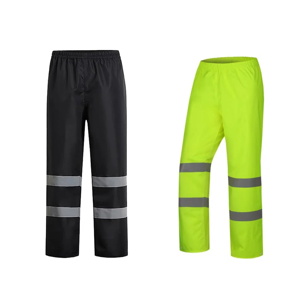 TopHomer Regenhose für Damen & Herren, Wasserdicht Fahrrad Regenhose mit Reflektoren, Leichte Atmungsaktive Hose