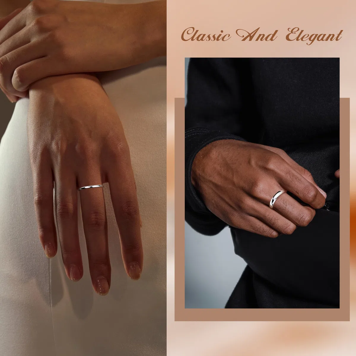 Diamday 925 Sterling Silber Ring Frauen Männer Schlicht Verlobungsring Polierte Trauring Hochzeit Glänzend Elegant Ring Silber Damen Ehering für Paar Simpel Damenring Herrenring Schmuck 52-65 2/4MM