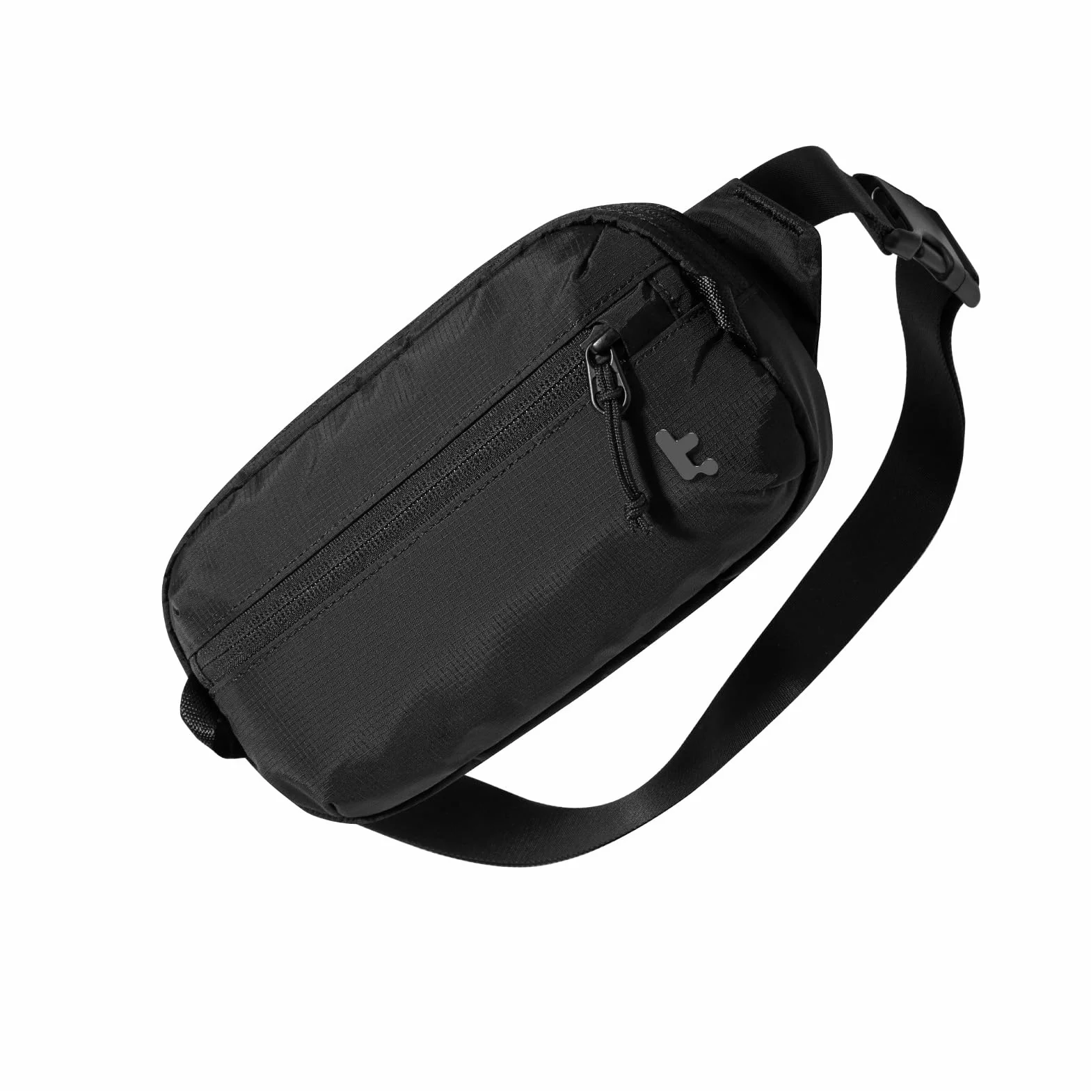 tomtoc 1,5 Liter Sling Bag mit RFID Schutz, Anti Diebstahl Bauchtasche Umhängetasche Schultertasche Crossbody Bag für Herren Damen, Spritzwassergeschützt Leicht Brusttasche für Alltag Reise, Schwarz