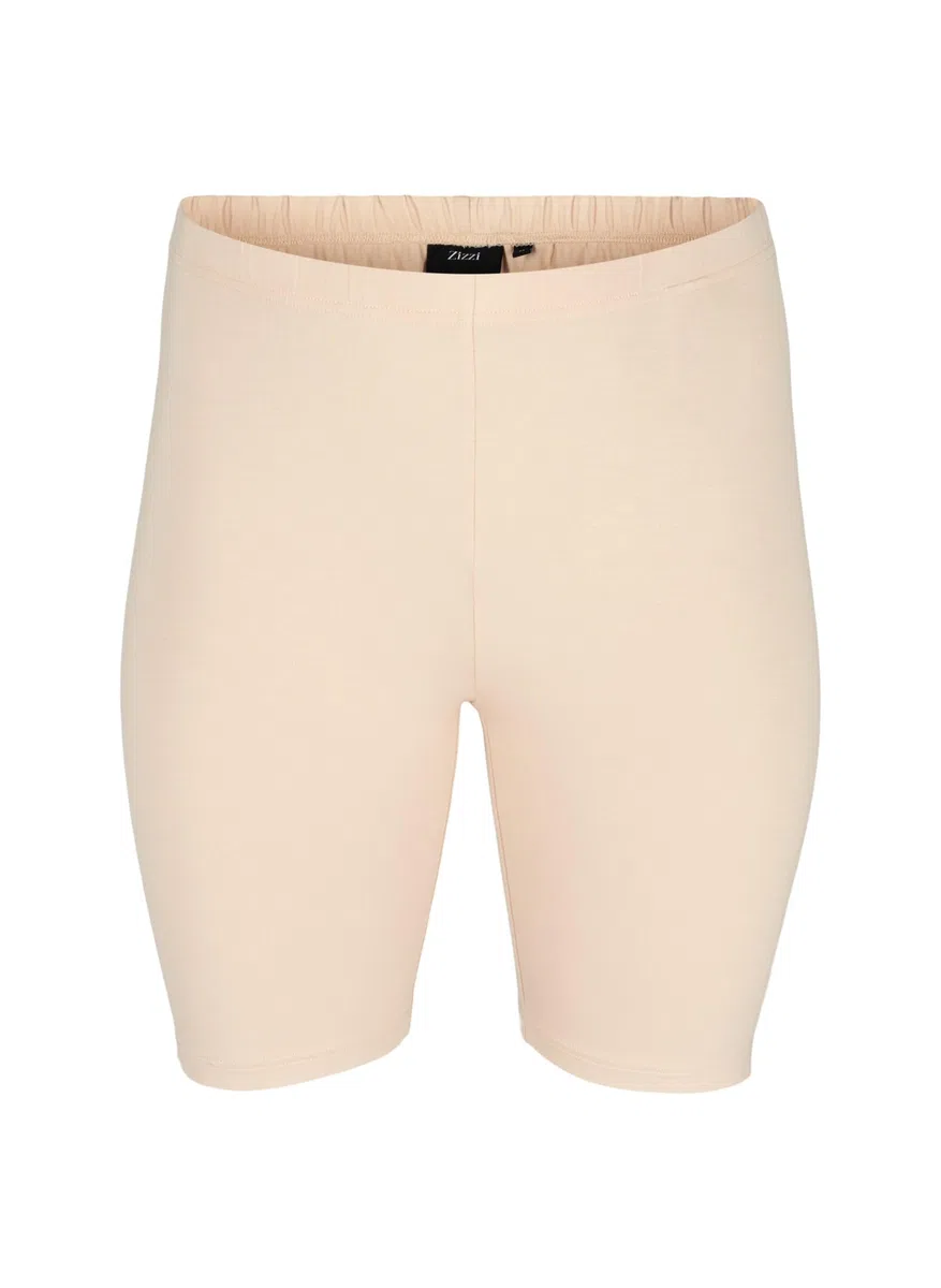 Zizzi Radlerhose Damen Große Größen - Kurze Leggings - Unterziehhose - Hose unter Kleid - Bequeme Plus Size Radlershorts mit Elastischem Bund - aus Weichem Dehnbarem Stoff