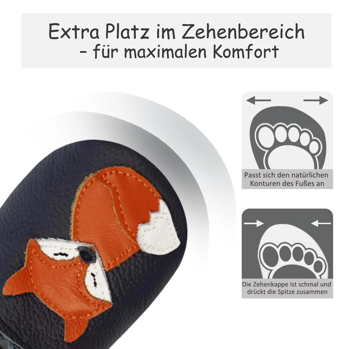 Krabbelschuhe Baby Lauflernschuhe lederpatschen Jungen Mädchen Weicher Leder Kleinkind Rutschfeste Lederschuhe