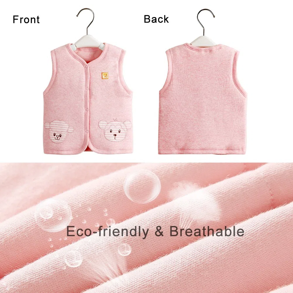 XYIYI Baby Warme Jacke Baumwolle Weste, Unisex Kleinkind Gepolsterte Weste