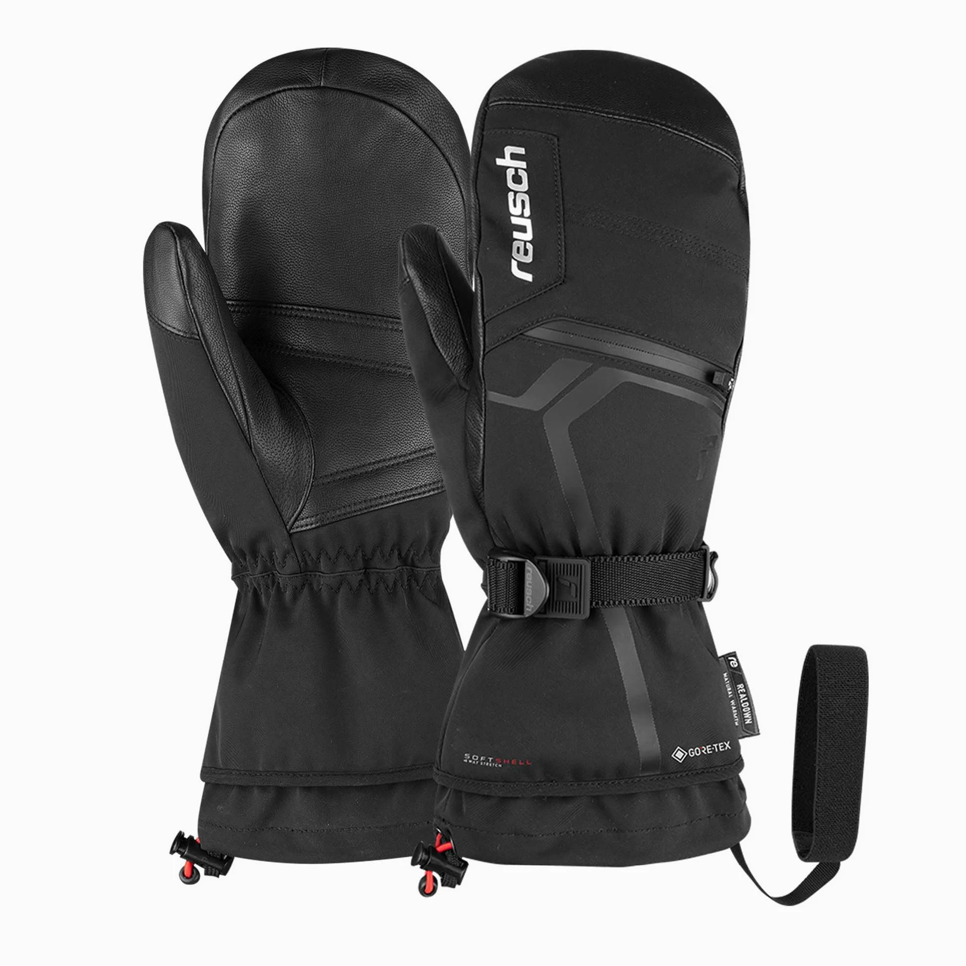 Reusch Down Spirit Gore-TEX Mitten extra warme wasserdichte Winddichte atmungsaktive Fausthandschuhe Winterhandschuhe Skihandschuhe