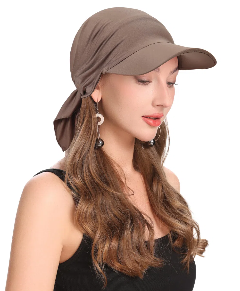 ZLYC Damen Beanie Chemo Headwear Brim Visor Hat
