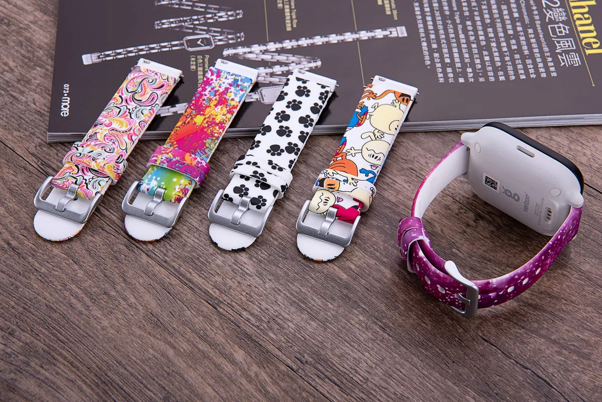 RuenTech 5er-Pack Armband Kompatibel für Xplora X6 /X6 Play/X6 Pro für Kinder, 20MM Ersatzband Schnellspanner Buntes Muster Uhrenarmband