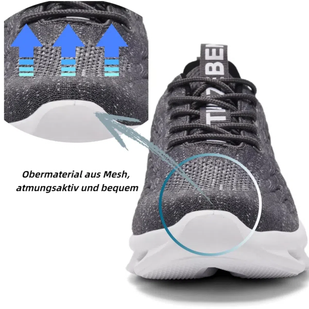 Damen Schuhe Turnschuhe Sportschuhe Laufschuhe Running Tennis Walkingschuhe Fitnessstudio Sneaker Atmungsaktiv Freizeit Fashion Leichtgewichts