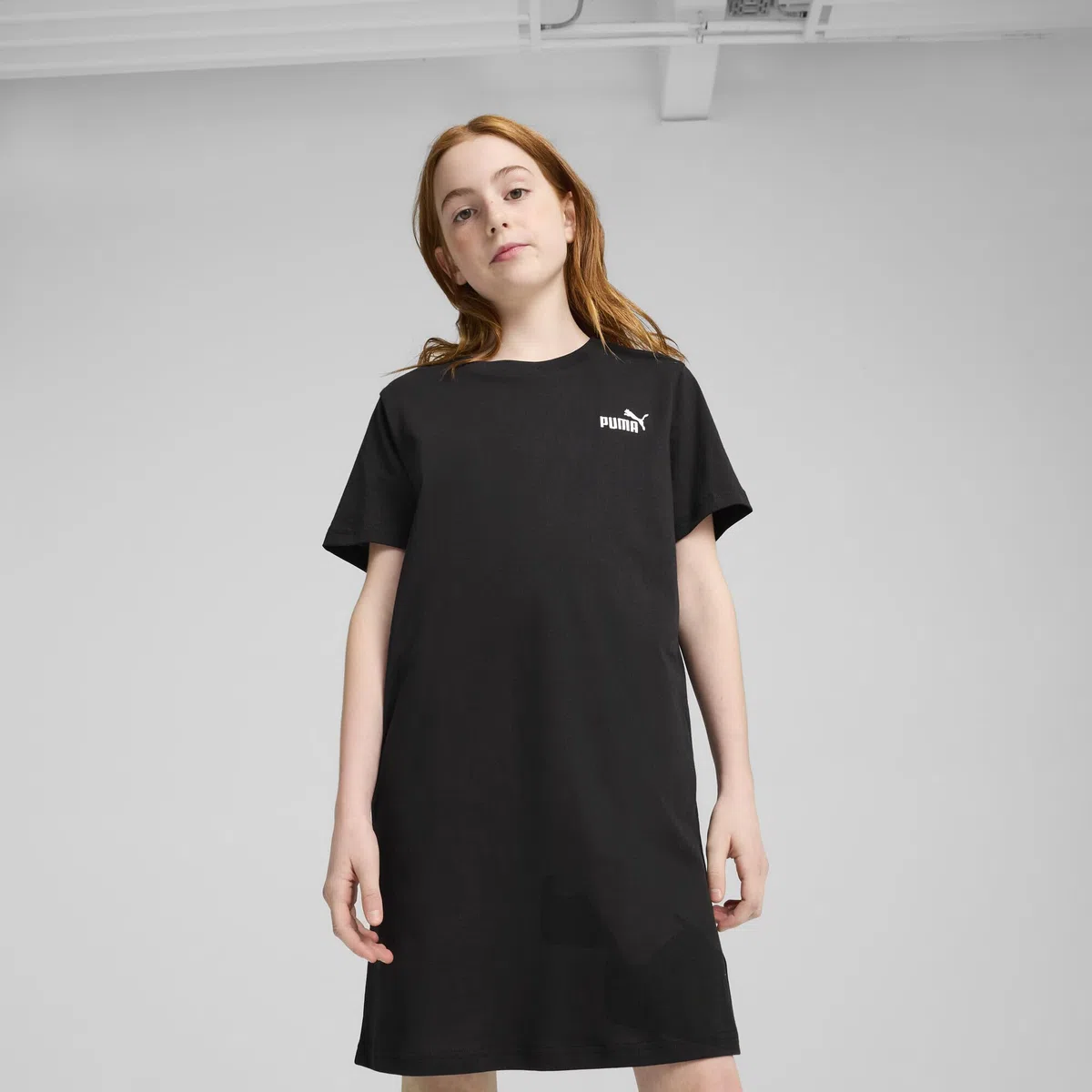 Puma Kinder Kleid ESS Small No.1 Logo Shortsleeve Dress G 685130 Puma Black-116