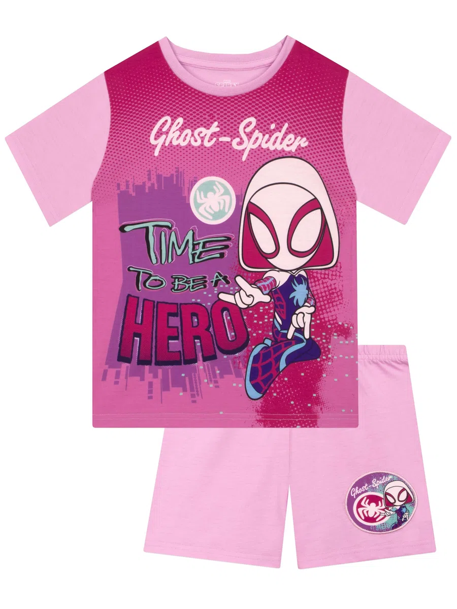 Marvel Spidey und Seine erstaunlichen Freunde Pyjamas für Kinder, Ghost Spider Mädchen Pyjama-Sets für den Winter