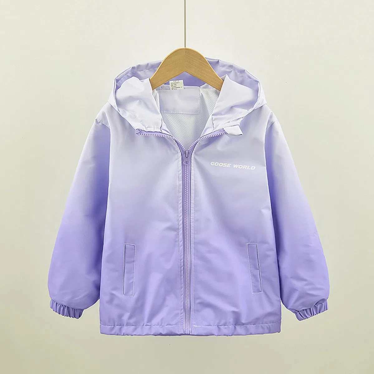 2025 Leichte Regenjacke Mädchen Kapuzenjacke Dünn Sonnenschutz Jacke Jungen mit Regenbogen Reißverschluss Übergangsjacke Softshelljacke Baby Winddichte Wasserdicht Langarm Outdoorjacke 3-15 Jahre