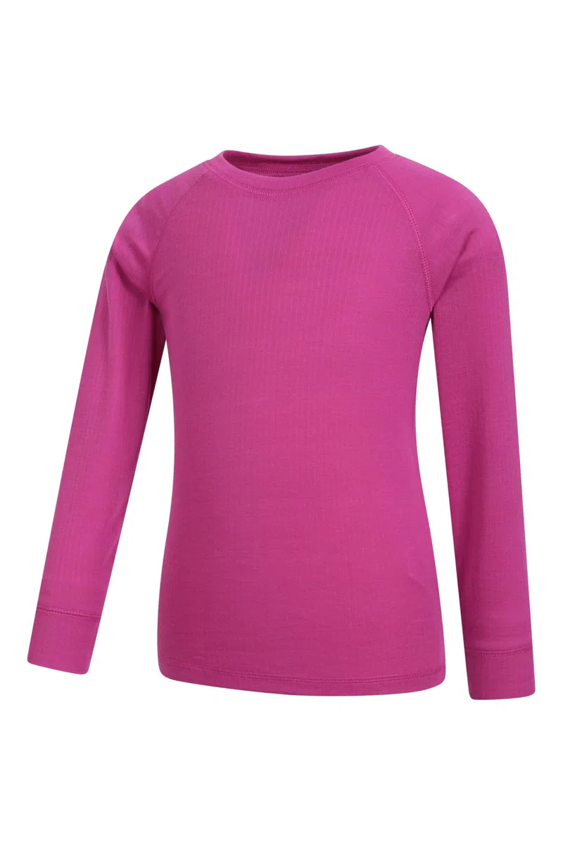 Mountain Warehouse Talus Kids Base Layer Top - Atmungsaktive & leichte feuchtigkeitsableitende Baselayer, Jungen & Mädchen Shirt - Herbst Winter, Outdoor, Reisen