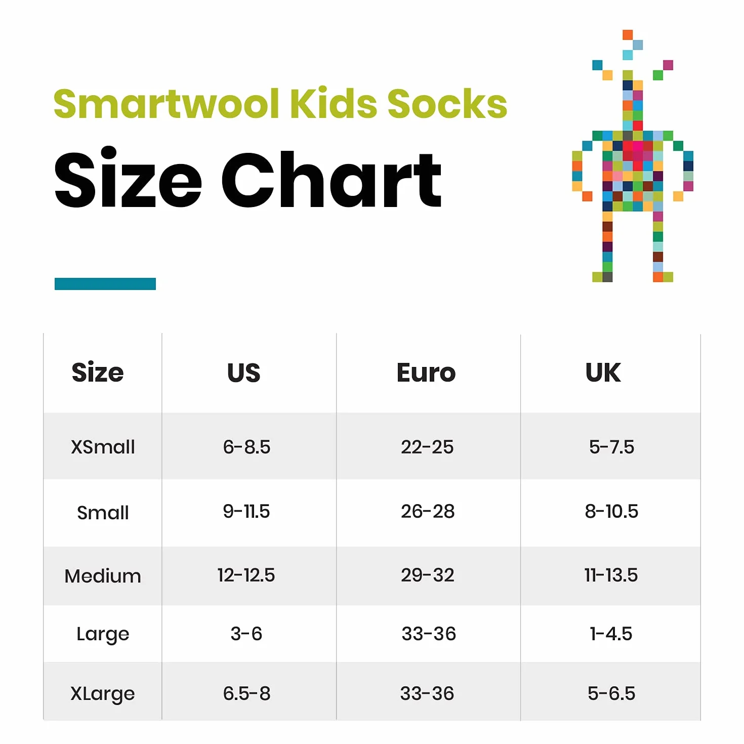 Smartwool Unisex Kinder Wandersocken mit Durchgehender Polsterung
