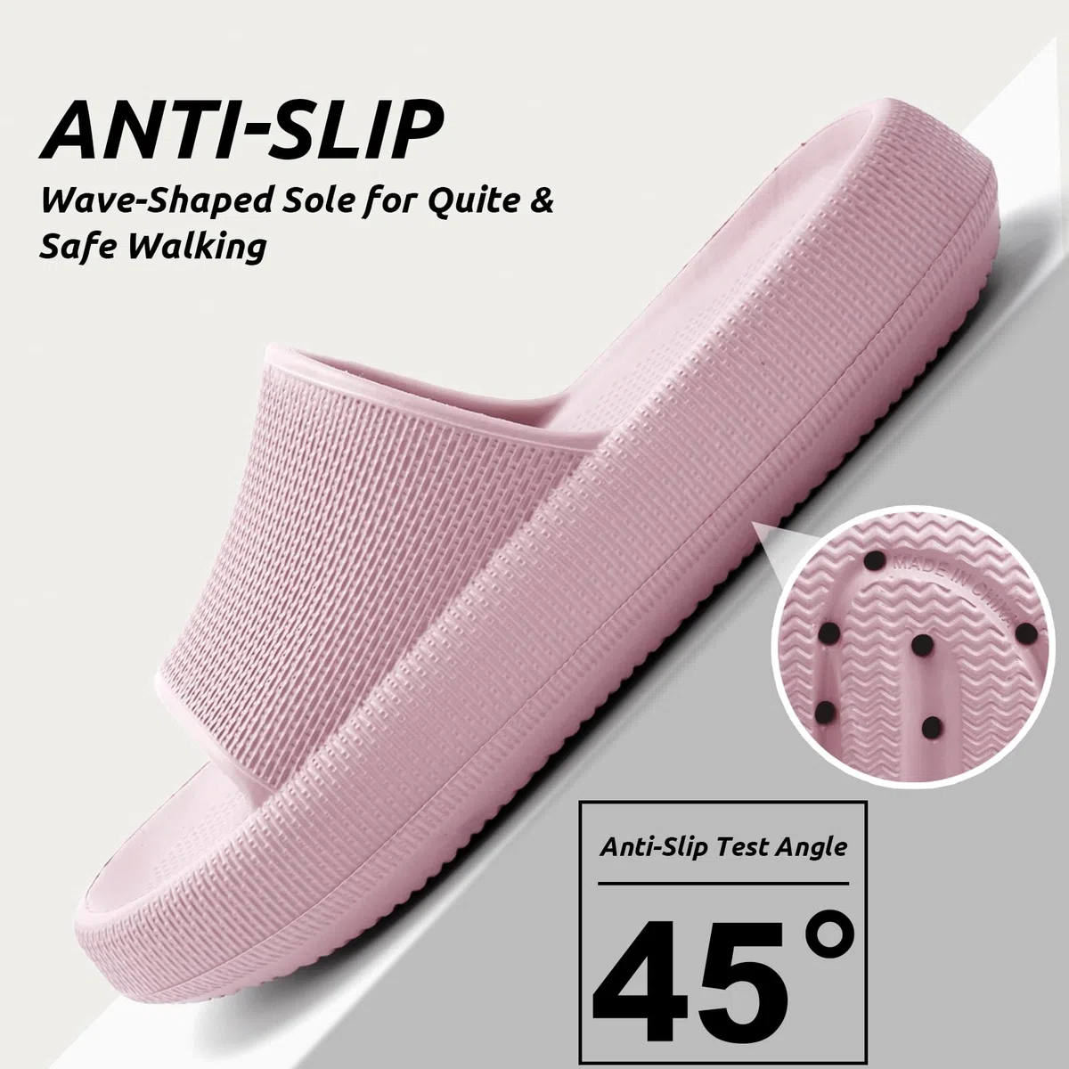 Badelatschen Damen Badeschuhe Herren Schlappen Badeschlappe Cozislides Original Slippers Rutschfest Hausschuhe Sommer Pantoletten Wolkenschuhe Flip Flops Indoor/Outdoor