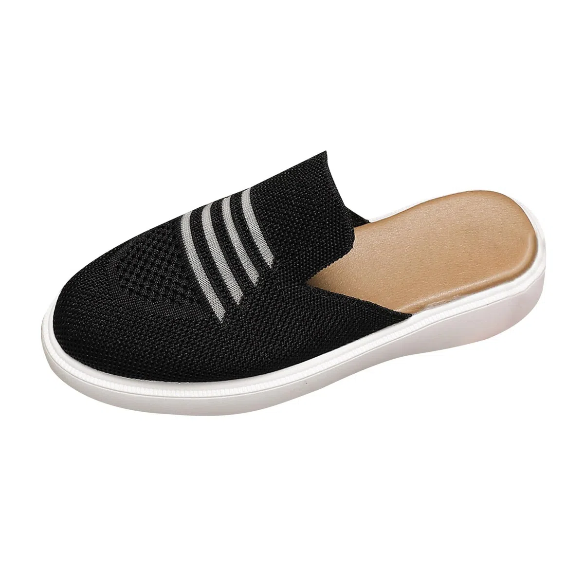 Orthopädische Hausschuh Damen, Clogs Damen Mit Weiches Fußbett Atmungsaktive Gartenschuhe Vorne Geschlossen Pantoletten Halbsandalen Hinten Offen Sommer Schuhe Weichen Sohlen Sandaletten Strandschuhe