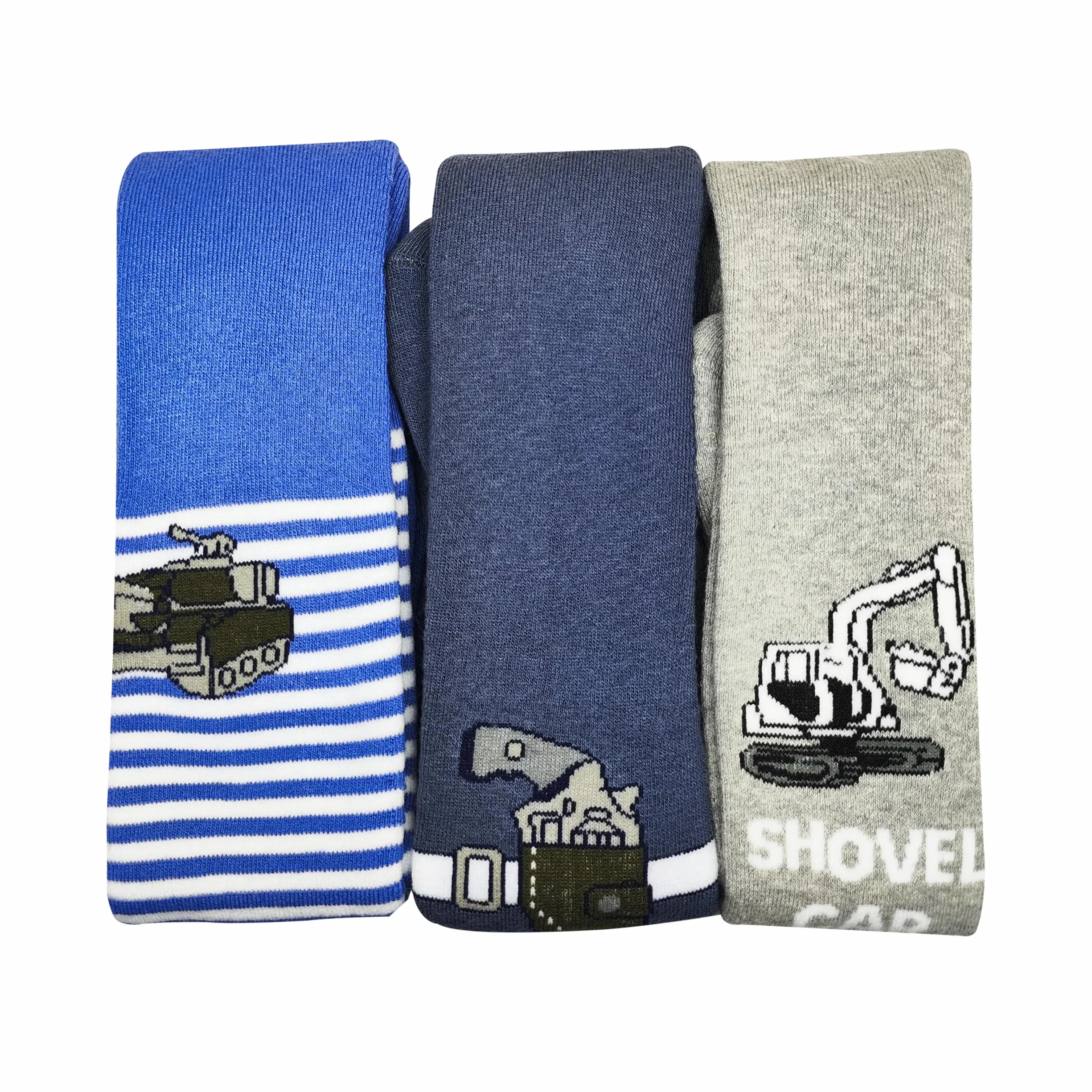MRCC 3/6er Pack Jungen Thermo Leggings Warm Kinder Baumwolle Überraschende zufällige Auswahl verschiedener Muster 125888