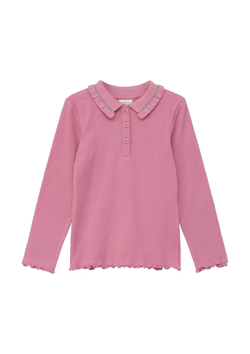 s.Oliver Mädchen Poloshirt Langarm