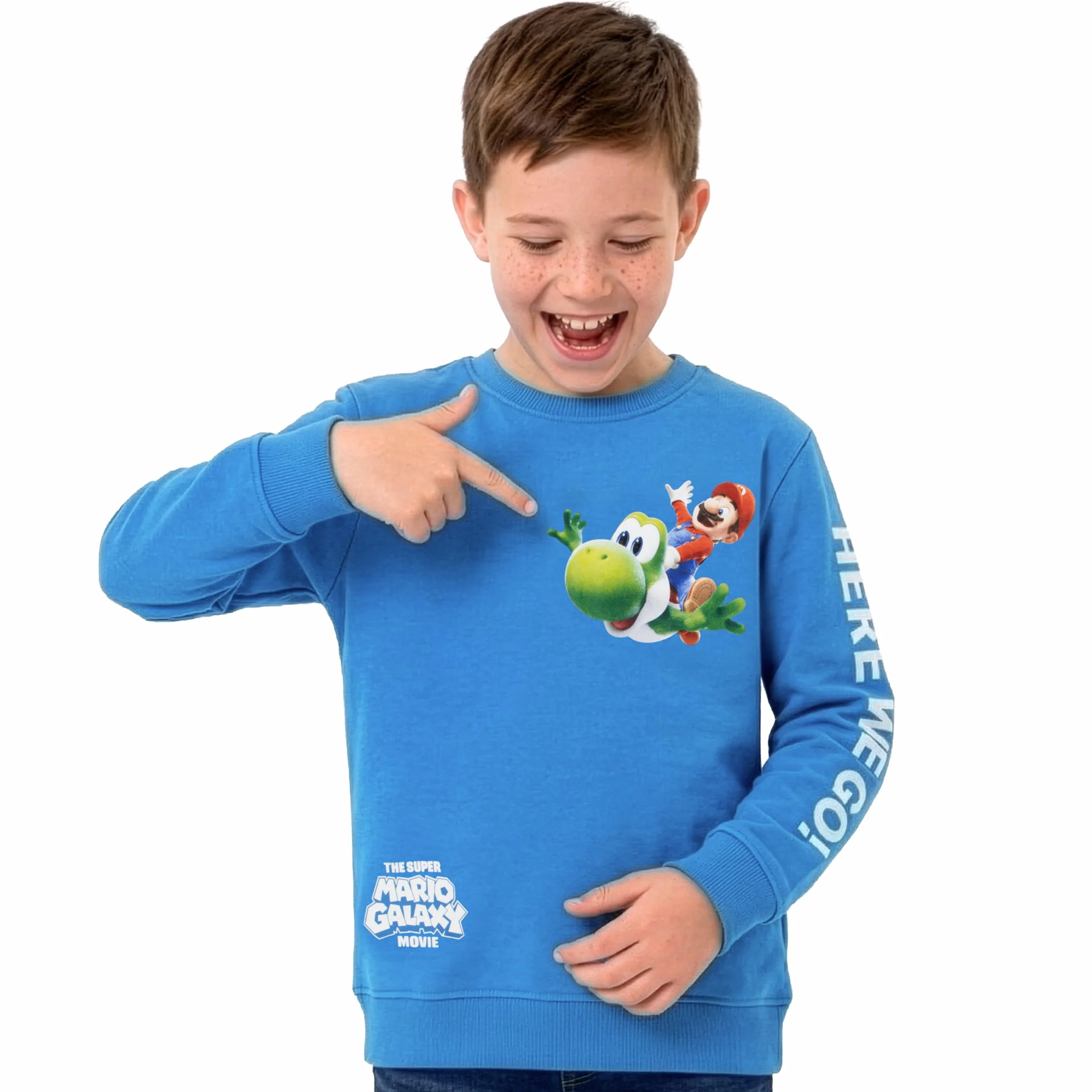 Super Mario Galaxy Movie Sweatshirt Jungen, Mario Galaxy Mario Film Pullover Für Jungen, Sweatshirt Für Kinder