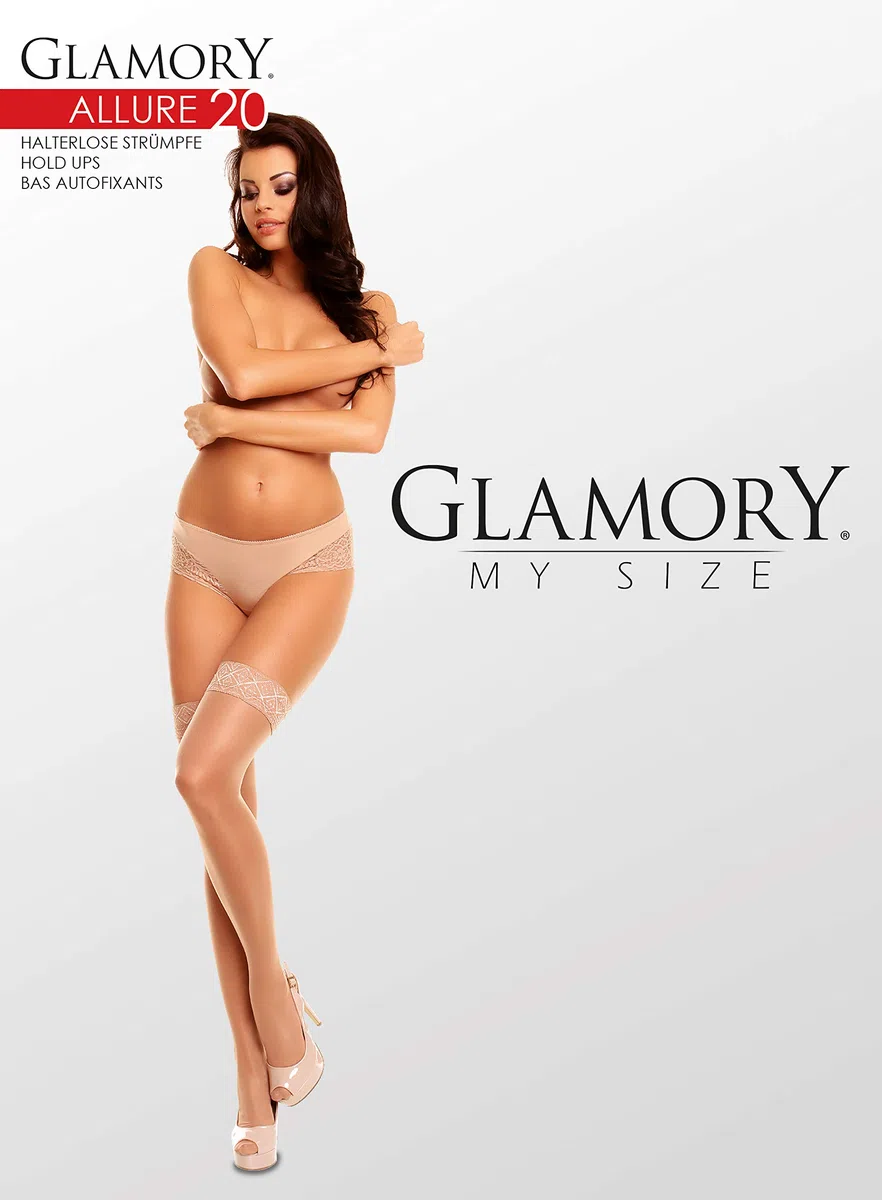 GLAMORY Damen Allure 20 Halterlose Strümpfe (1er Pack)
