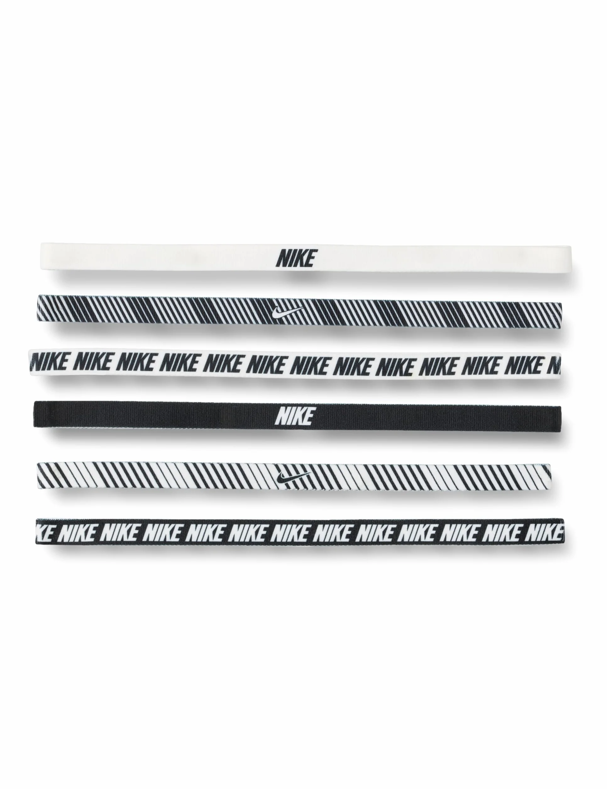Nike Herren Flex Classic Headbands Printed 6er Pack Stirnbänder Running Fitness Training Sport Haarband Set elastisch