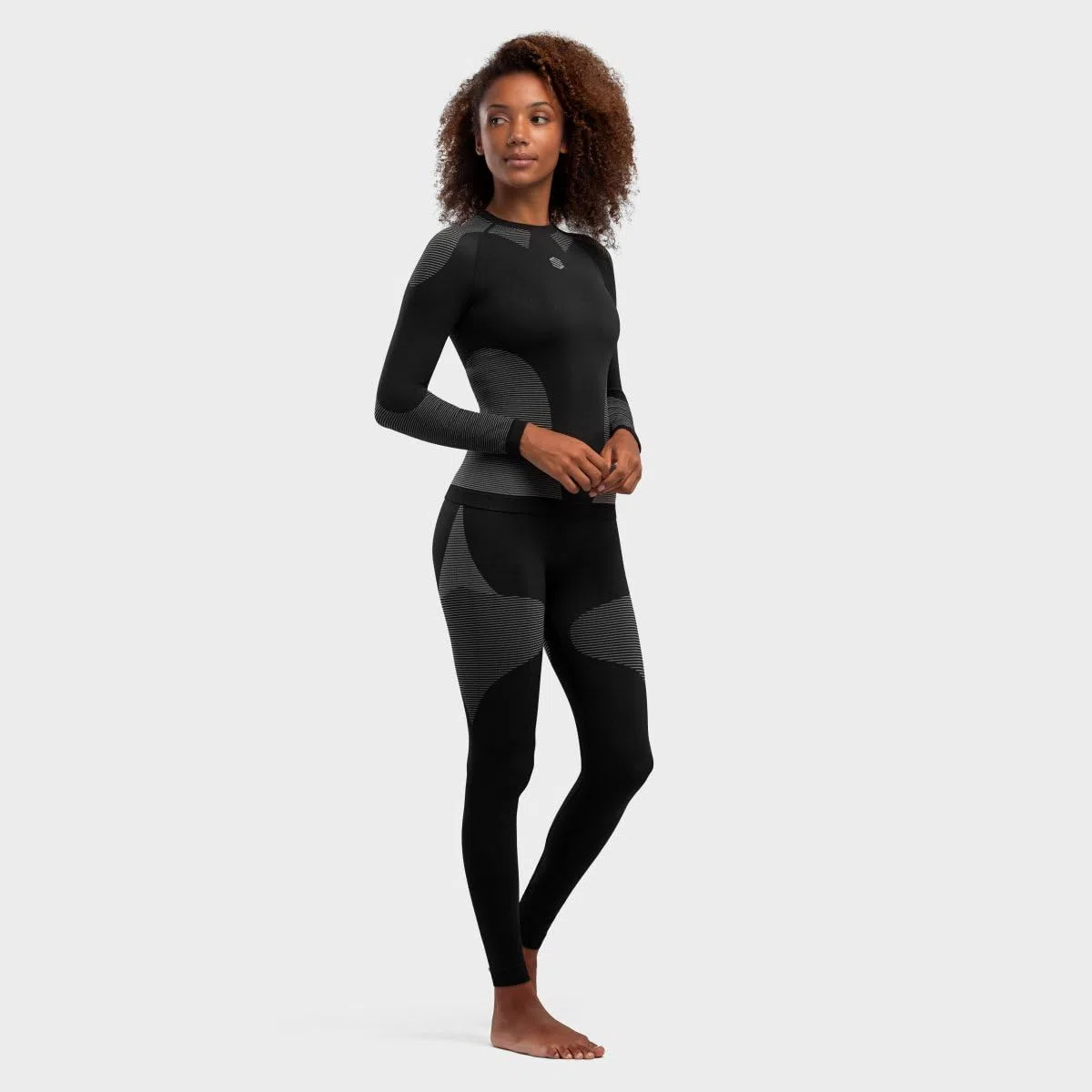 SIROKO - Langärmeliges Kompressionsshirt für Damen Drystone