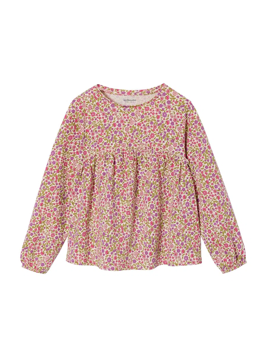 Vertbaudet Mädchen Blusenshirt mit Print