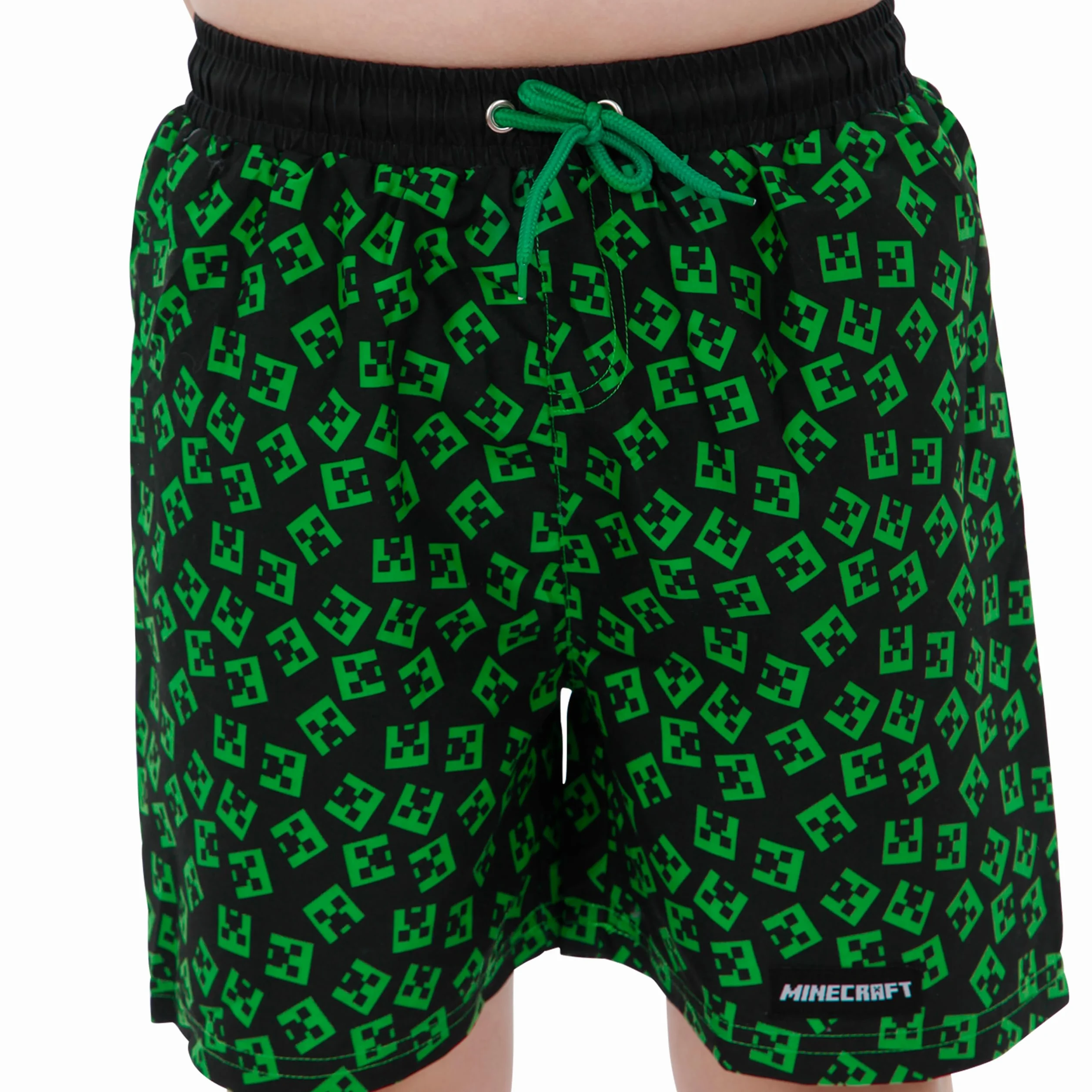 Minecraft Jungen Creeper Badeshorts