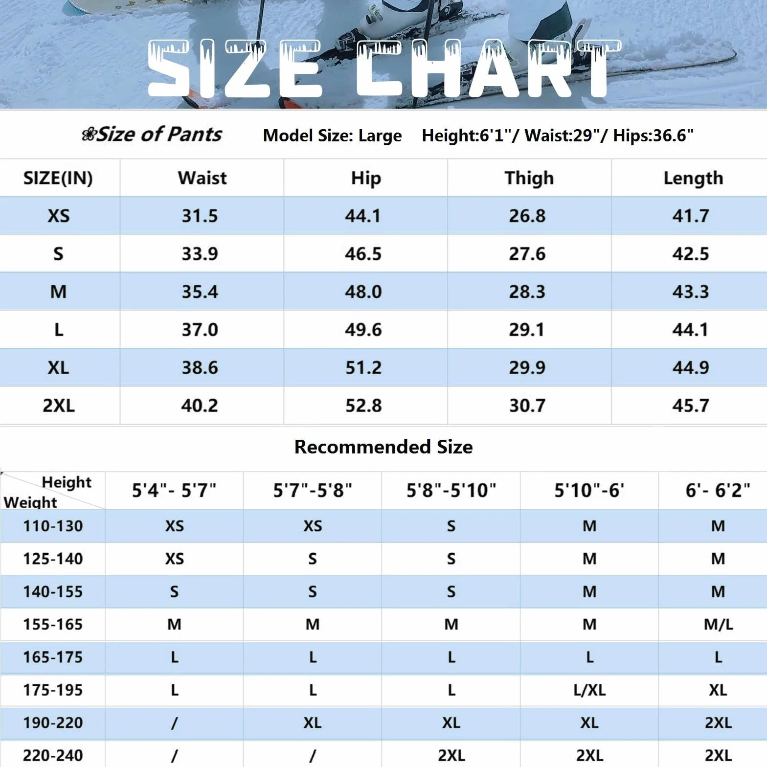 ALSOGO Herren Ski Bib Hose wasserdichte Schneehose Outdoor Snowboard Lätzchen mit Abnehmbarem Riemen
