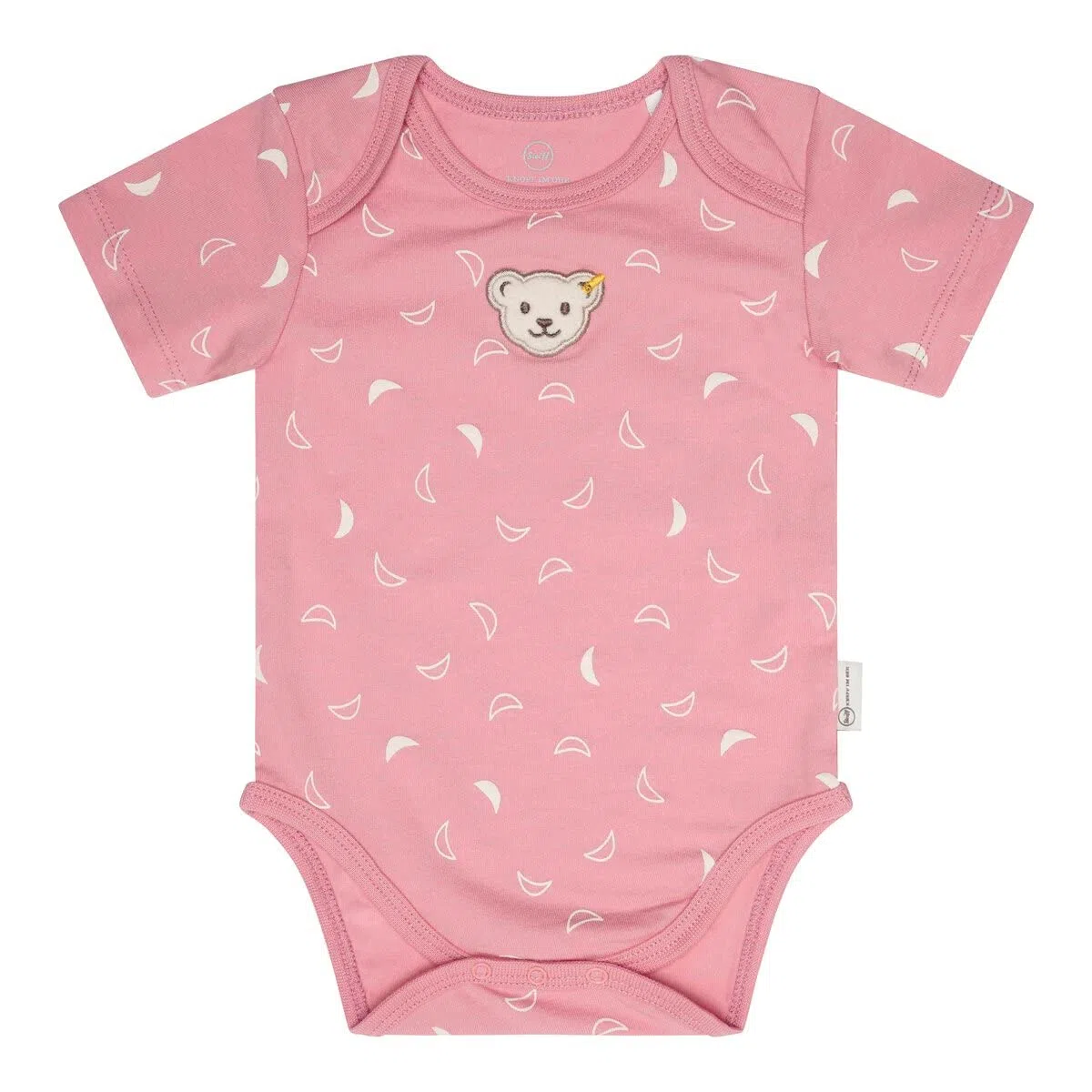 Steiff Unisex Baby Body Kurzarm Gots Unterhemd
