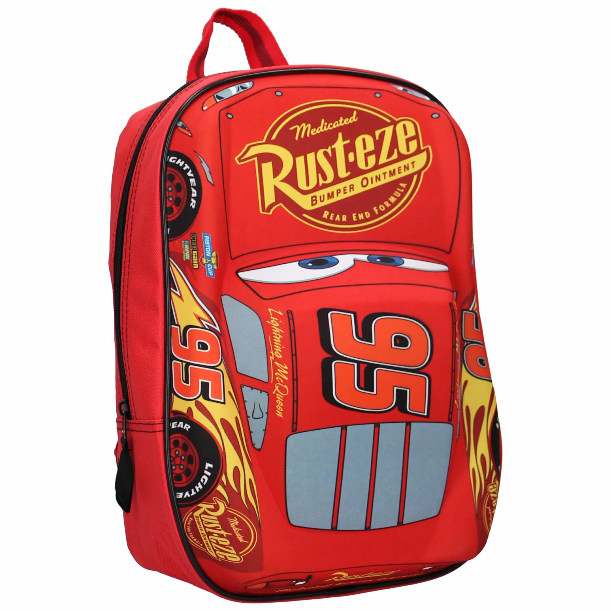 Disney 760-8462 Piston Cup Champion Cars Lightning McQueen 3D Effekt Rucksack, 31 cm