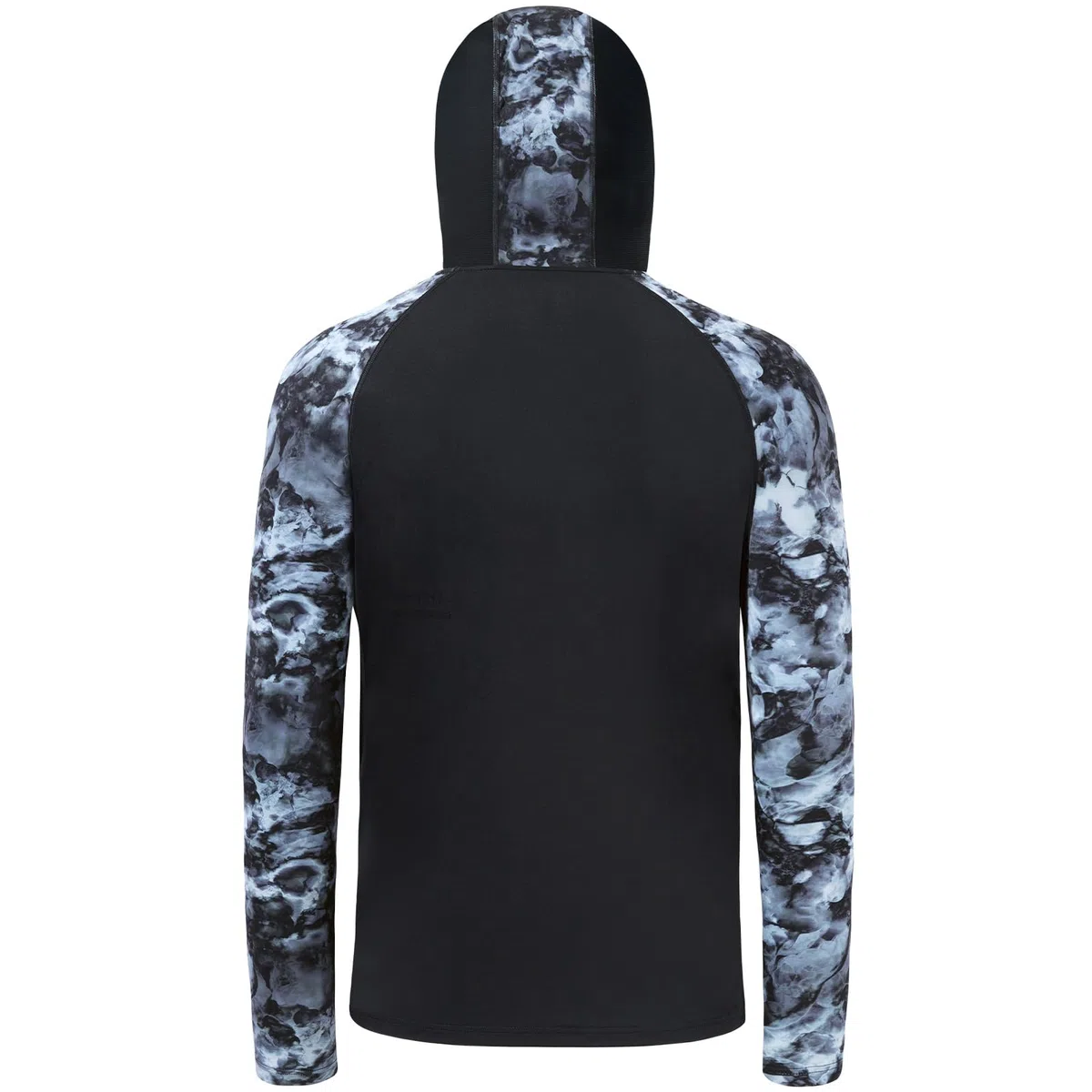 Bassdash Herren T-Shirt UPF 50+ Camouflage Kapuzenpulli mit Maske Langarm-Sonnenschutz Kapuzen zum Fischen und Wandern