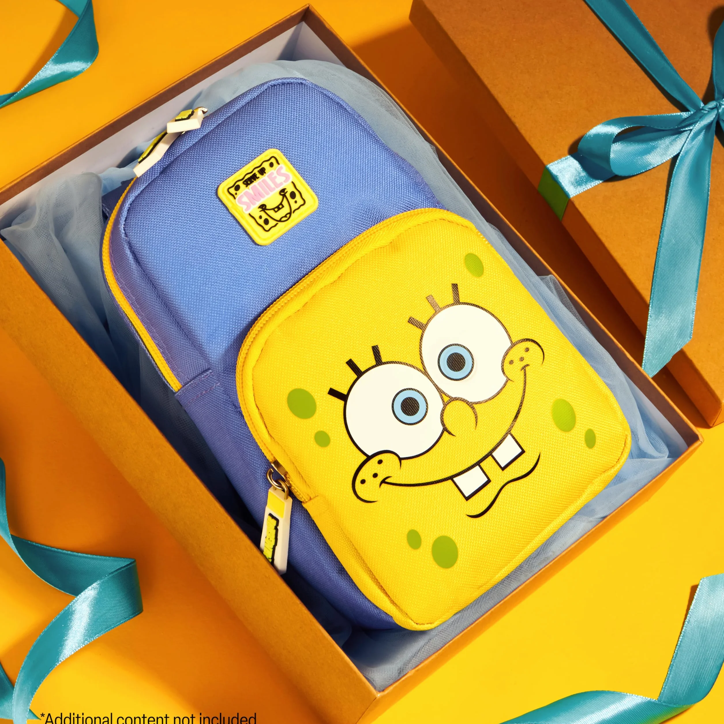 SPONGEBOB SQUAREPANTS Umhängetasche Mädchen, Tasche Kinder Teenies mit Verstellbarem Gurt