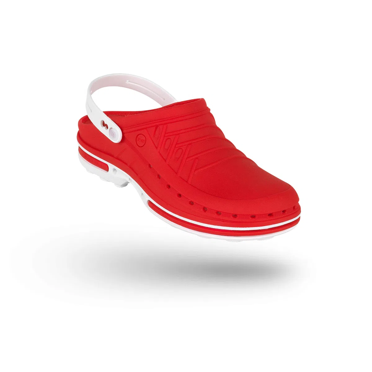 WOCK Clog mit Fersenriemen und Steri-Tech Einlage, Damen und Mann Clogs, Sterilisierbarund mit Zitronenaroma - Hergestellt in Portugal