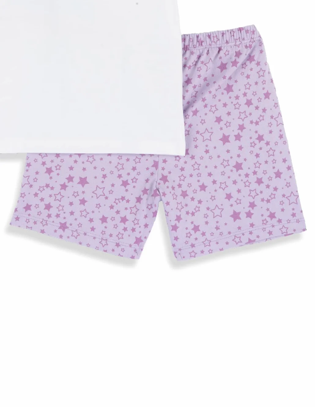 Chicco, Kurzer Pyjama mit Einhornmotiv aus leichter Baumwolle, Mädchenpyjama, Designed in Italy