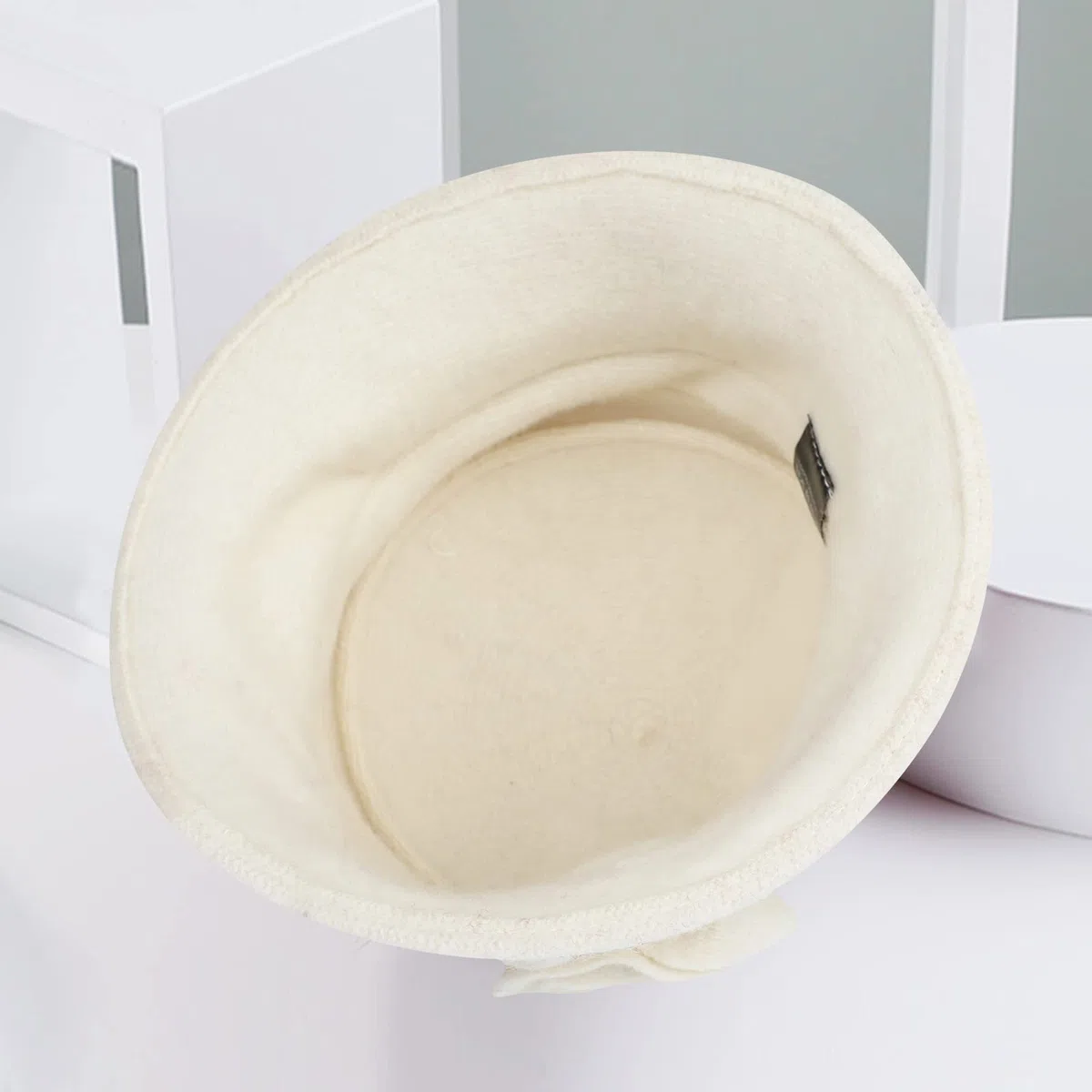 Damen Fischerhüte Wintermütze Warme Baret Hut Französischer Stil Vintage 1920s Vintage Bowler Wolle Winter Hut