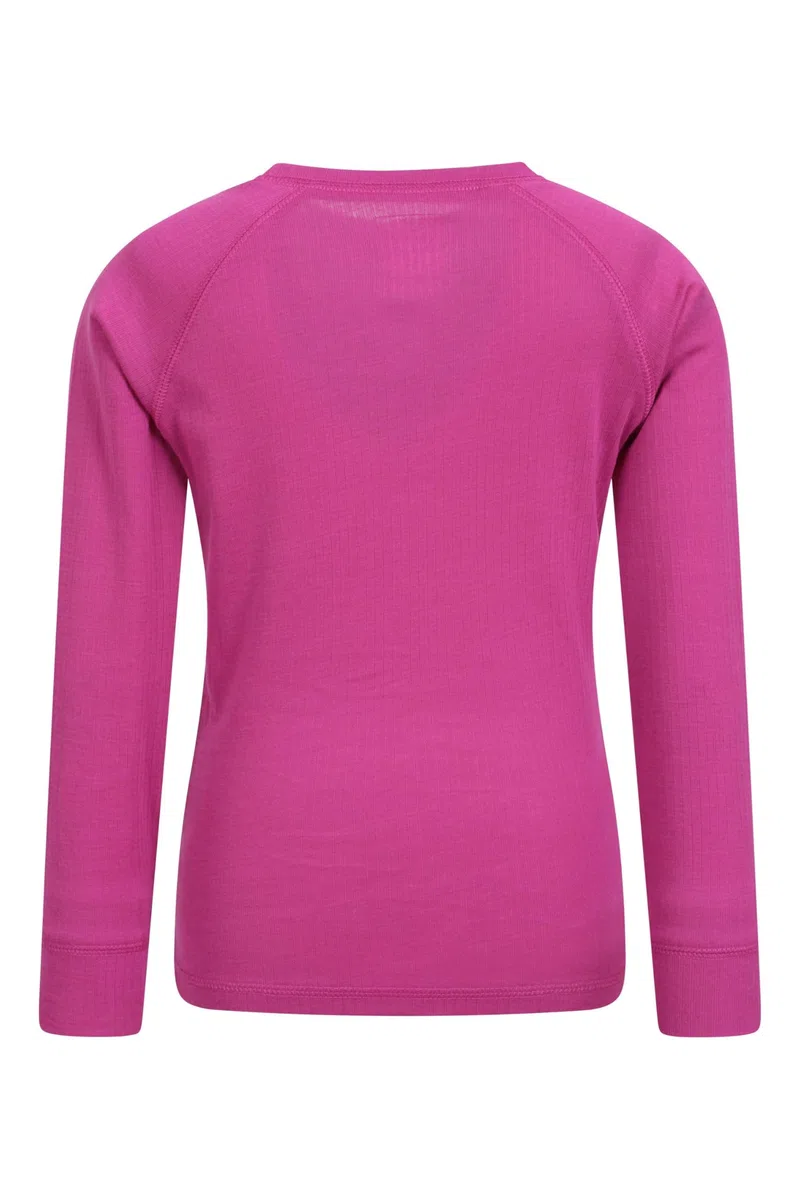 Mountain Warehouse Talus Kids Base Layer Top - Atmungsaktive & leichte feuchtigkeitsableitende Baselayer, Jungen & Mädchen Shirt - Herbst Winter, Outdoor, Reisen