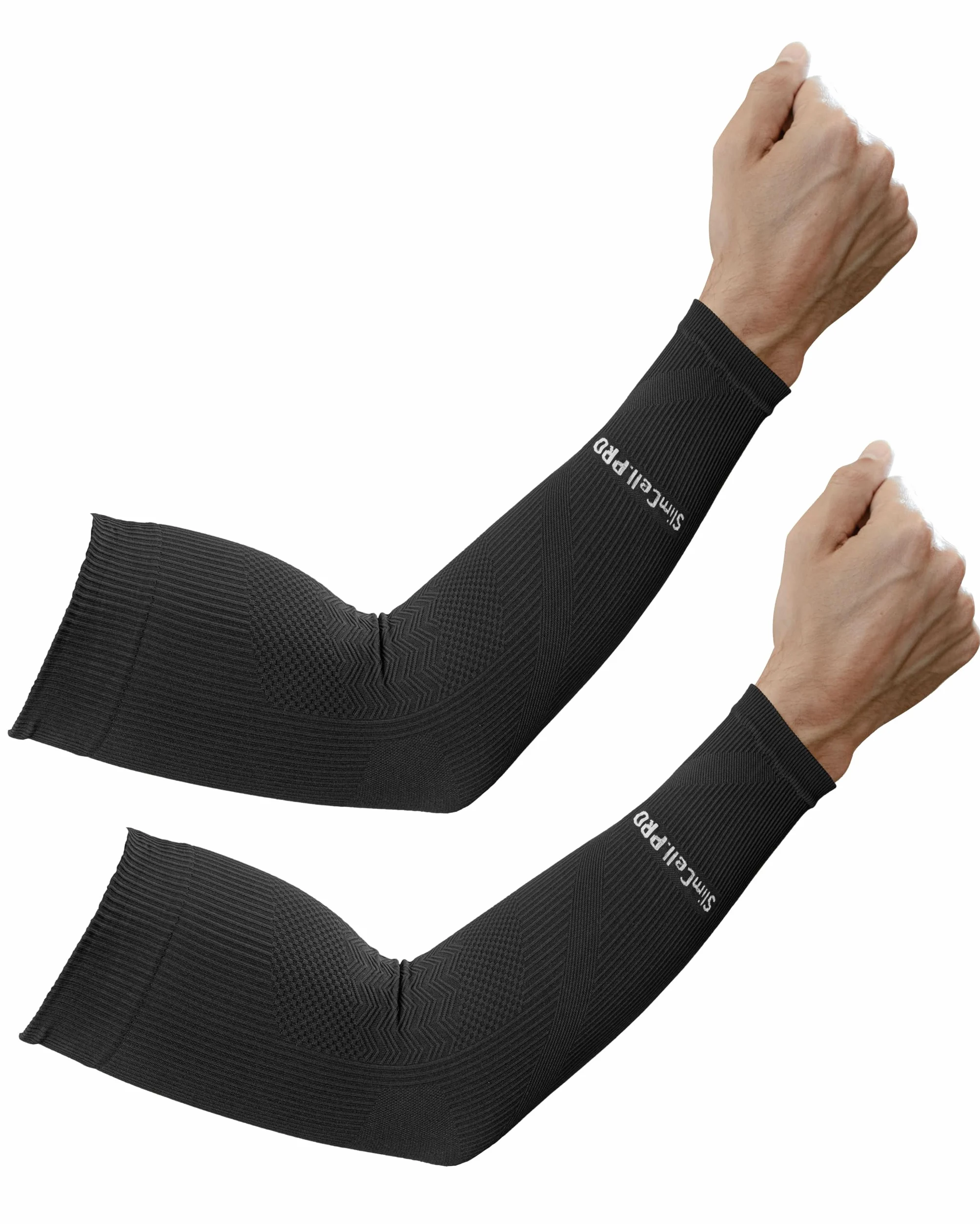 SLIMCELL PRO Armstulpen Damen Herren UV Protection Sleeves - Volleyball Armschoner, Arm Sleeve Gaming, Armsleeve Padel, Armstulpen Herren, Armlinge Tennis, Arm Stulpen Kompression - Made in Italy