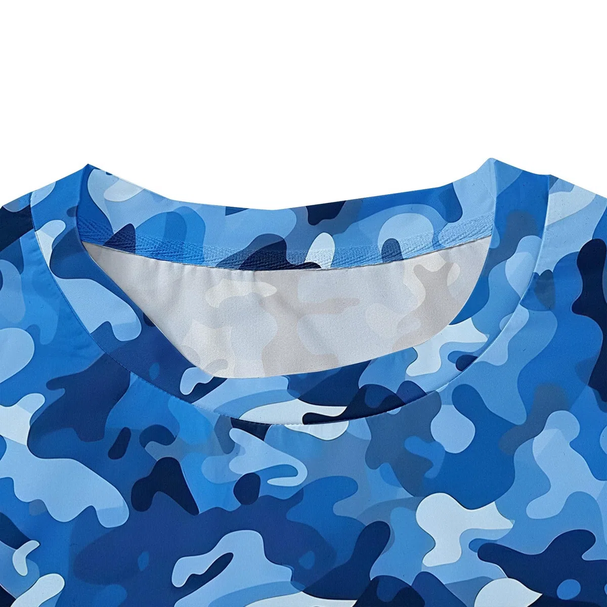 Camouflage-Tanktop für Herren, leicht, Sommer, Rundhalsausschnitt, athletisches Workout, Laufen, Camouflage-Weste, Sommer, Muskel-T-Shirt, modisch, lässiges T-Shirt