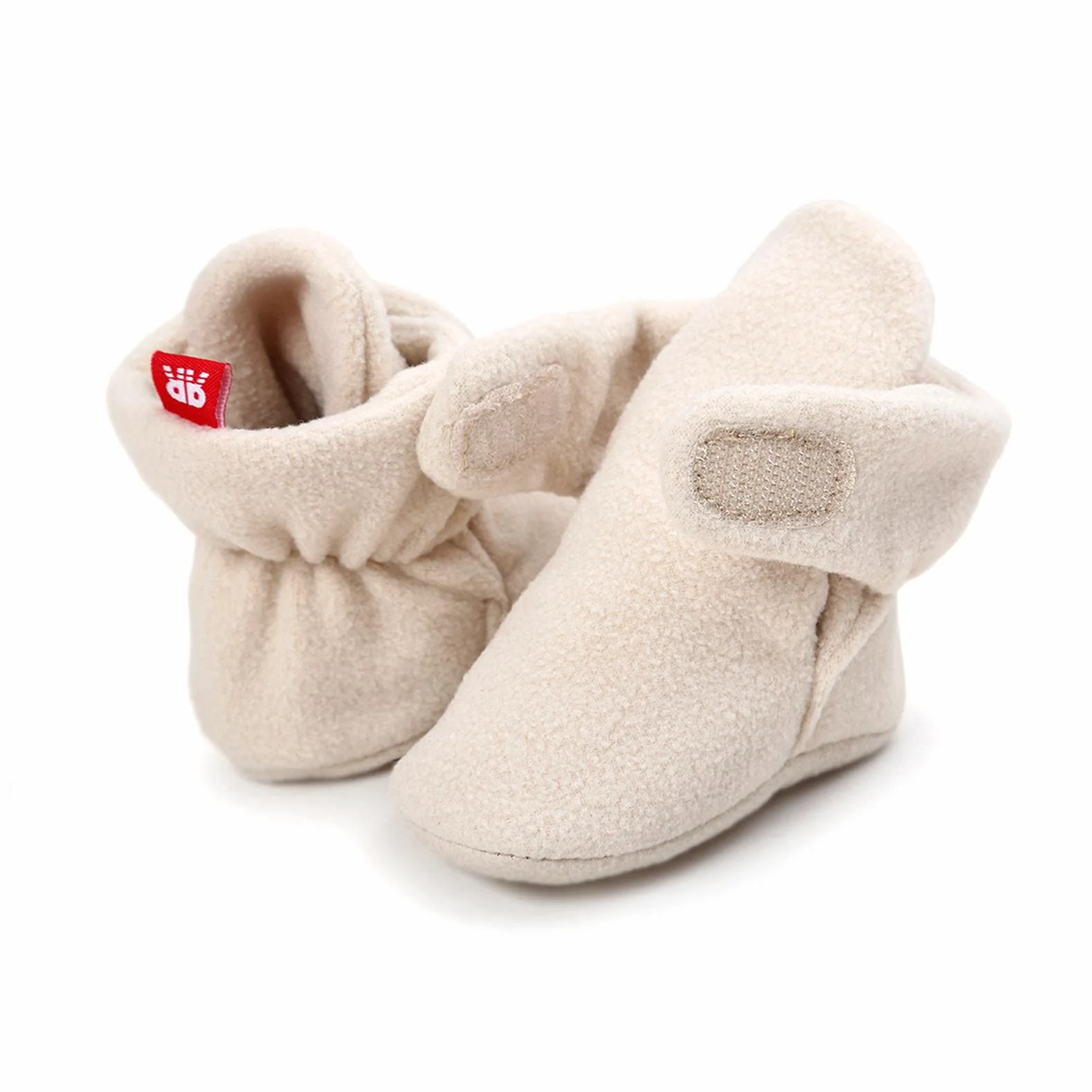 Unisex-Baby Krabbelschuhe Winterschuhe Wollschuhe Neugeborenes Stiefel Booties Gefütterte Boots für Baby 0-18Monate