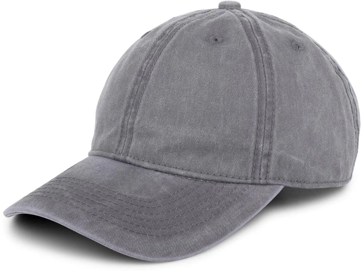 styleBREAKER Unisex Baseball Cap Vintage Baumwolle | Washed Look. Metallschnalle stufenlos verstellbar, Kopfumfang 54-59 cm, 7 cm gebogener Schirm, Schweißband & Luftlöcher.