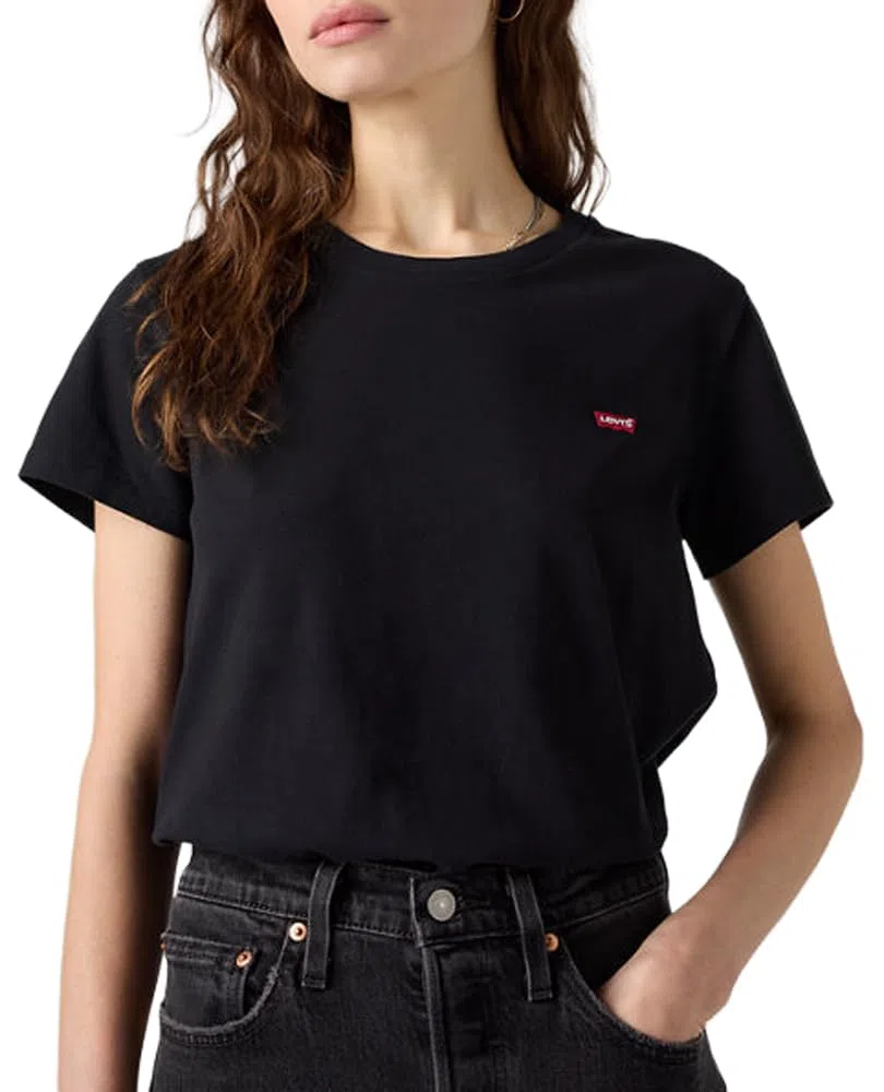 Levi's Damen The Perfect Tee T-Shirt, Large Batwing