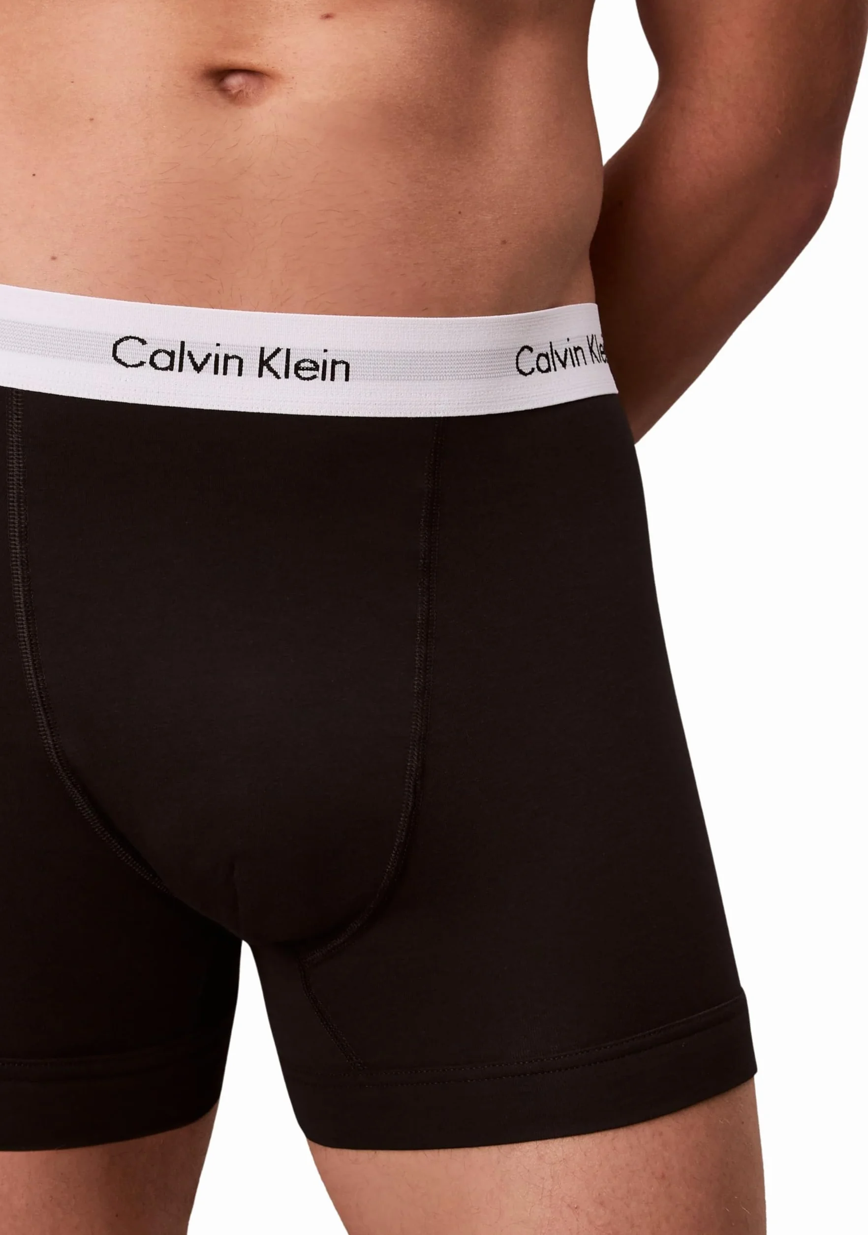 Calvin Klein Herren Boxershorts Trunks 3er Pack mit Logobund