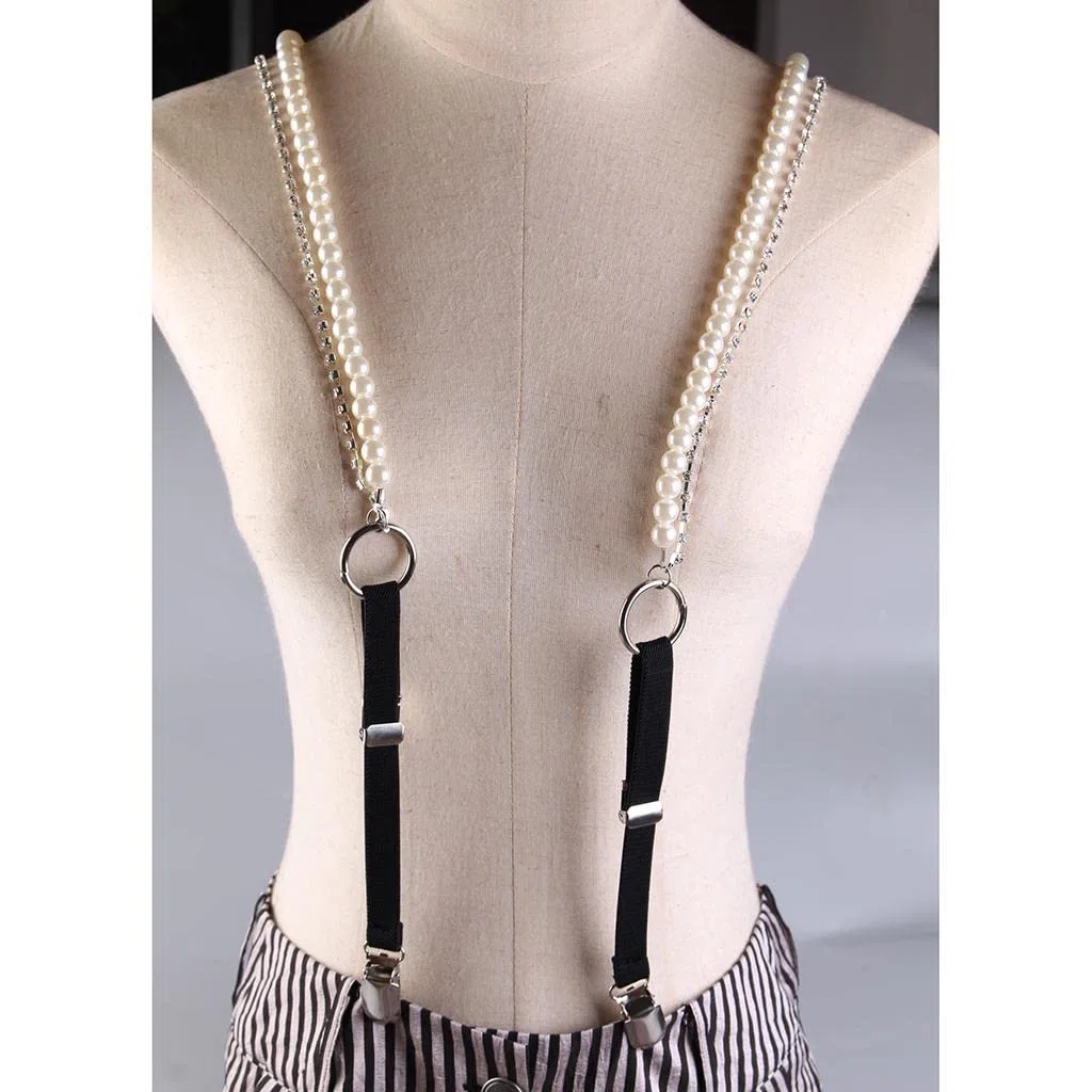 Pearl Damen Hosenträger Hosen Verstellbare Hosenträger Hosen