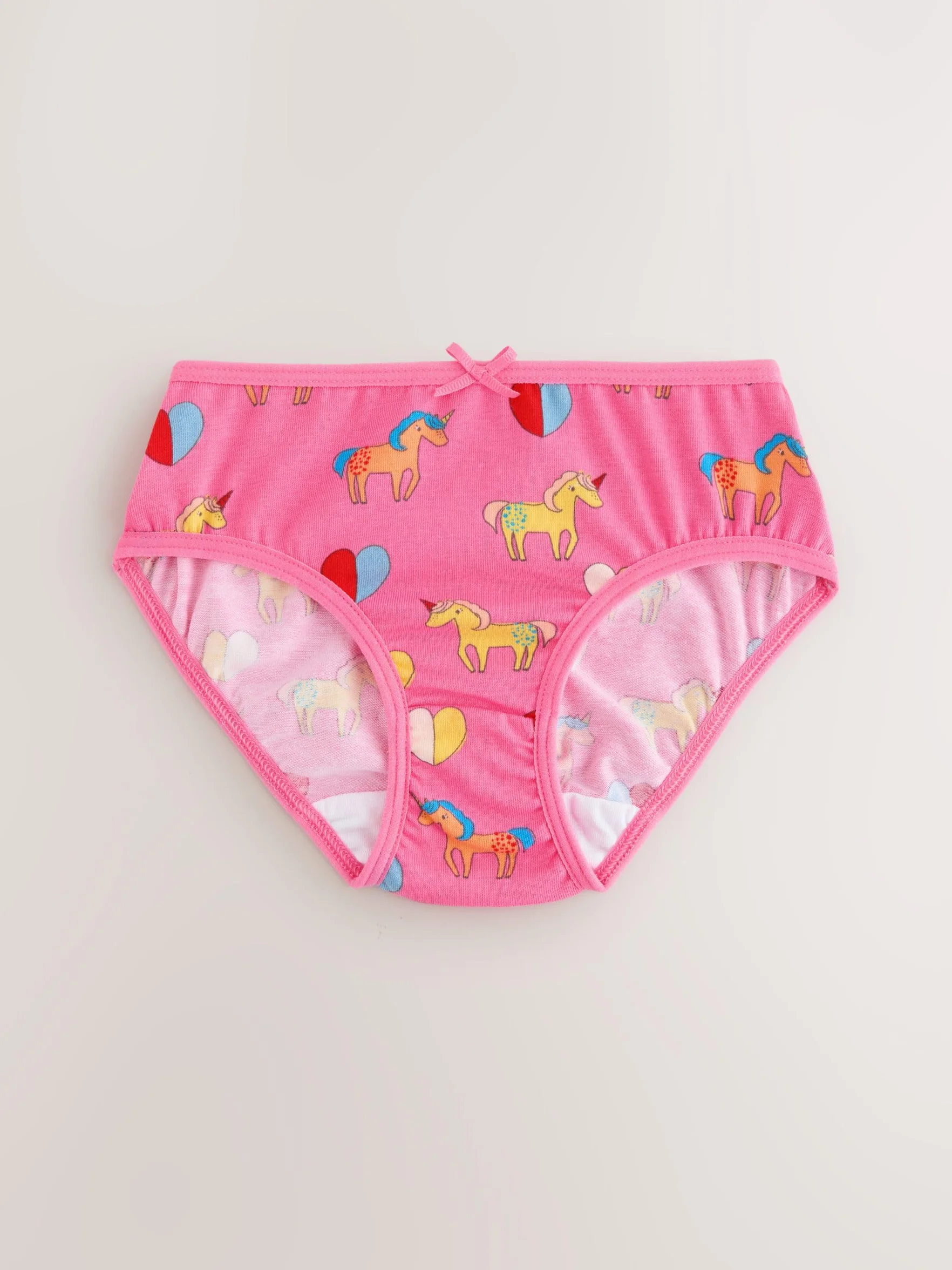 NEXT Mädchen Geblümte Slips, 7er-Pack