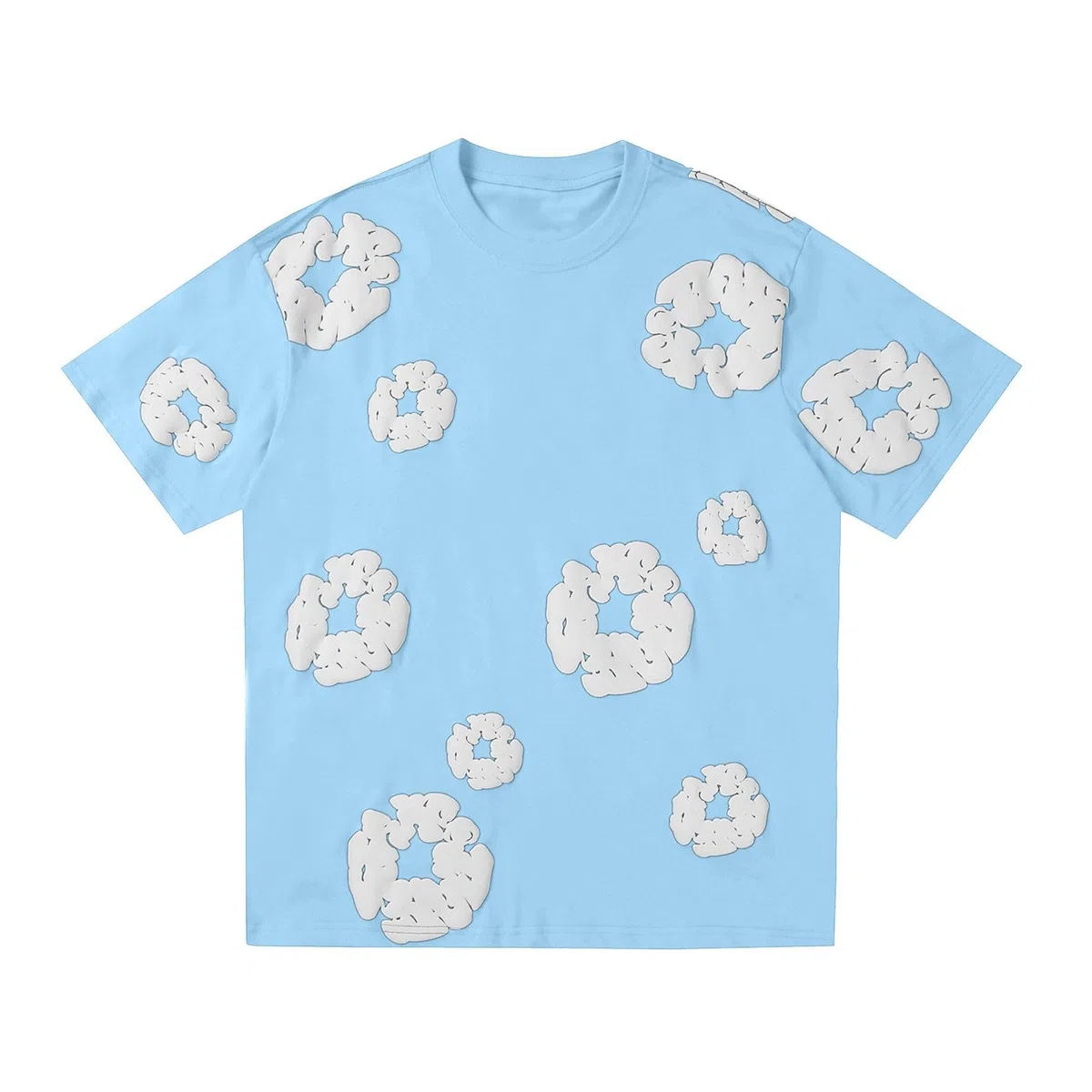 Generisch Herren T-Shirt und Shorts Set 2 Teiliges Sommer Sportanzug Y2K Kurzarm T-Shirts und Kurze Hose Zweiteiler Herren Blumen Outfits Jogginganzug Trainingsanzug Hip Hop Streetwear