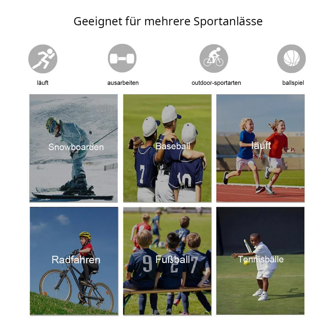 BUYKUD Kinder Thermounterwäsche Langarm Sportunterwäsche Fußball Trainingsanzüge Skiunterwäsche Funktionsunterwäsche Set für Jungen
