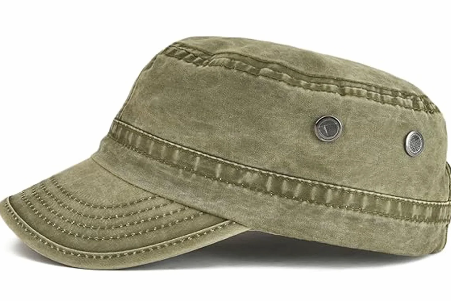 Militärmütze, Gewaschene Baumwolle, einzigartiges Design