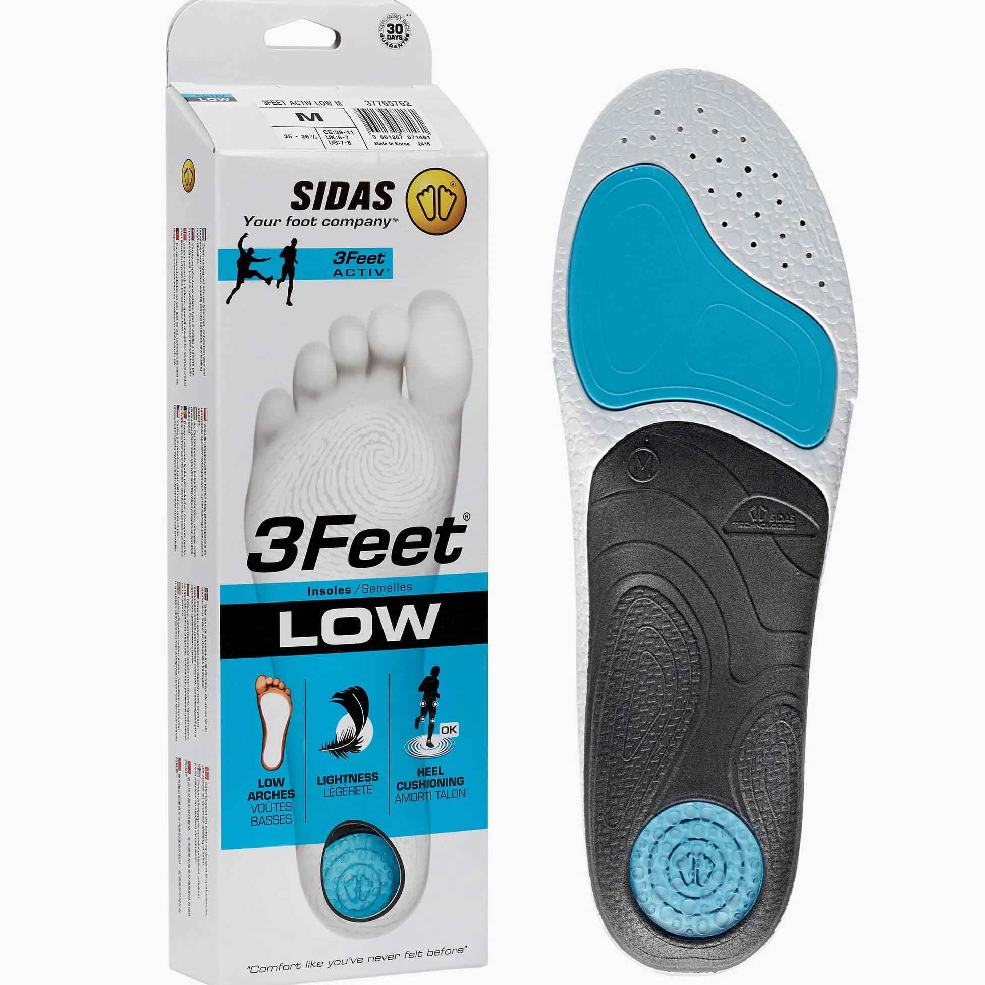 Sidas 3Feet Activ' Low-Einlegesohlen Sohlen