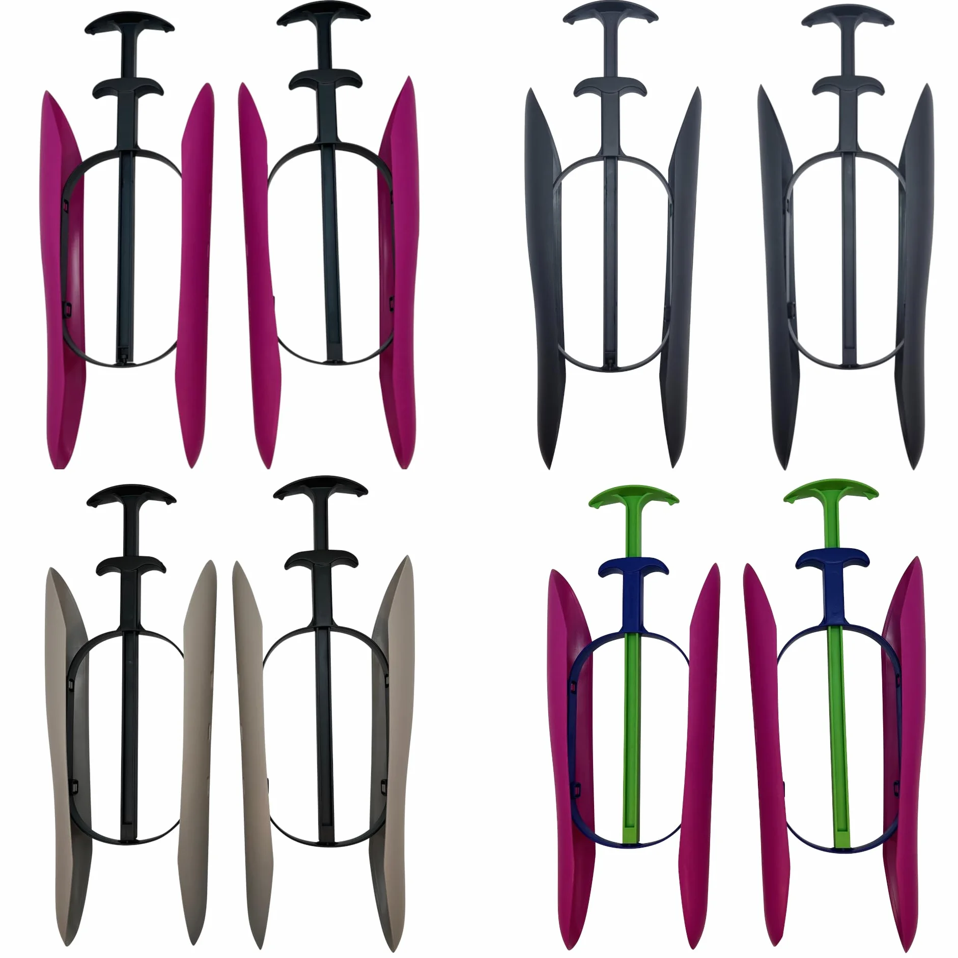 DELFA Stiefelformer 1 Paar - mit innovativem Sensomatic Federelement - Stiefelspanner - Länge 35 cm