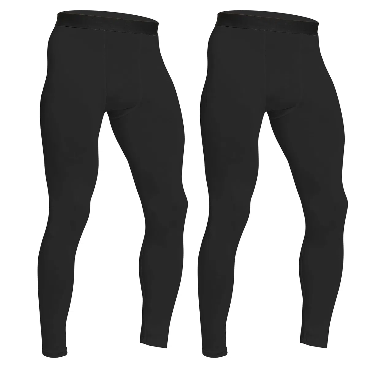 HYCOPROT Kompressionshose Herren Schnelltrocknende Laufhose Sport Leggings Atmungsaktiv Funktionsunterhose Tight Hose für Basketball Fitness Joggen