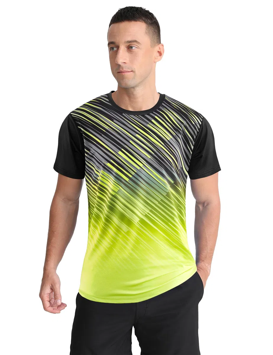 APTRO Herren Sport T Shirt Funktionsshirt Schnelltrocknend Laufshirt Trainingsshirt Gym Tshirts