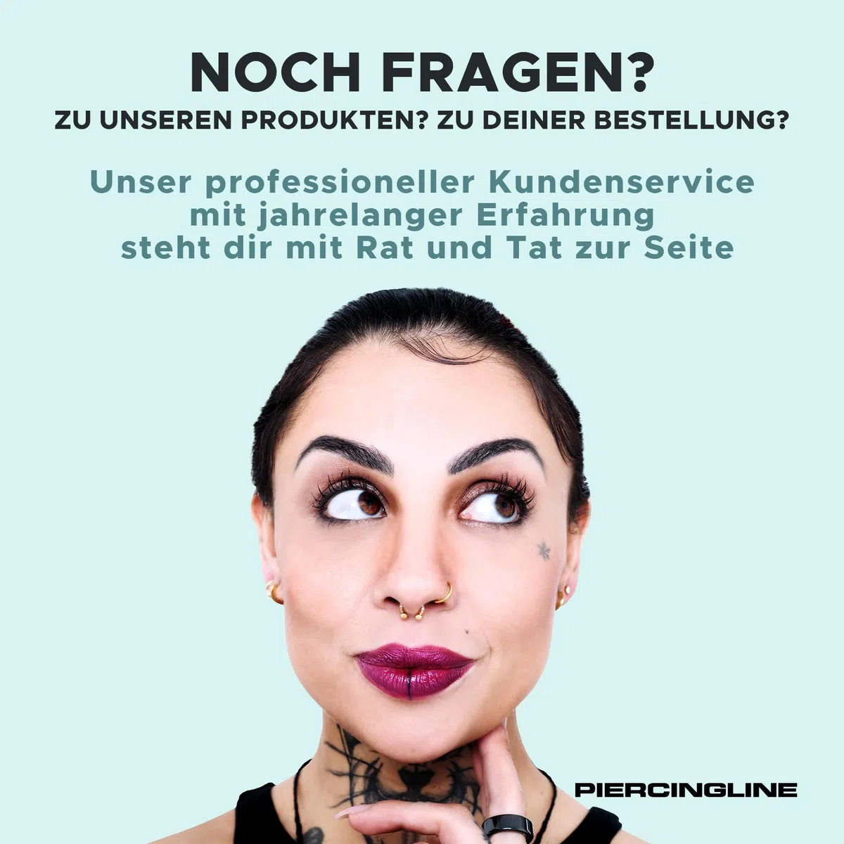 PIERCINGLINE Titan Schraubaufsatz mit Außengewinde BOGEN + 2 KETTEN Piercing Ohr Hidden Helix Farbauswahl